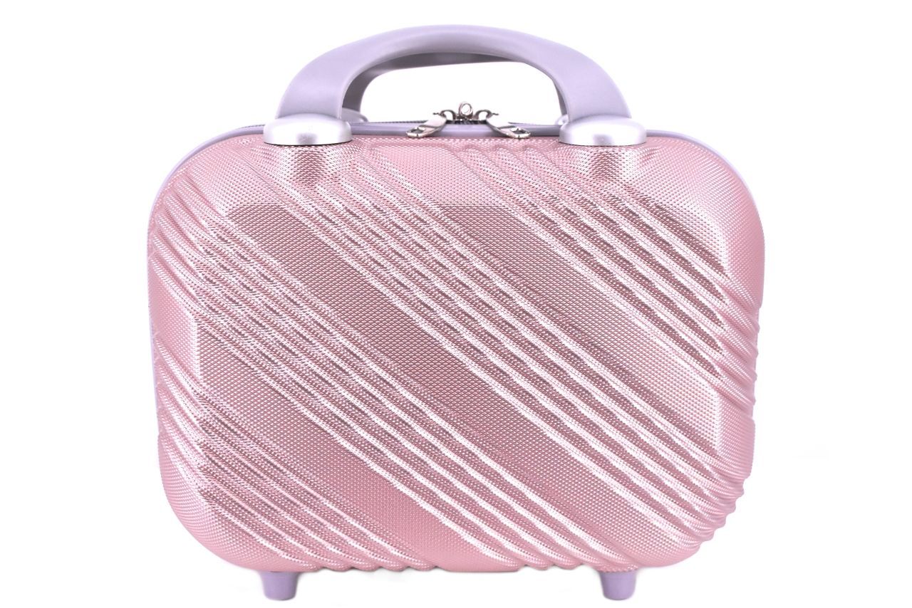 Kosmetický palubní příruční kufr Arteddy malý - světle růžová 6022 malý