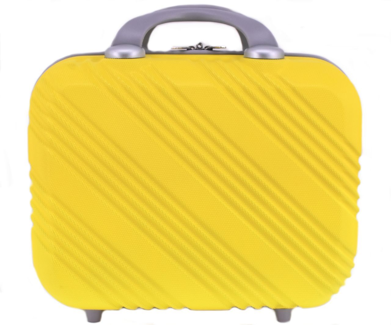 Kosmetický palubní příruční kufr Arteddy velký - žlutá 6022 velký