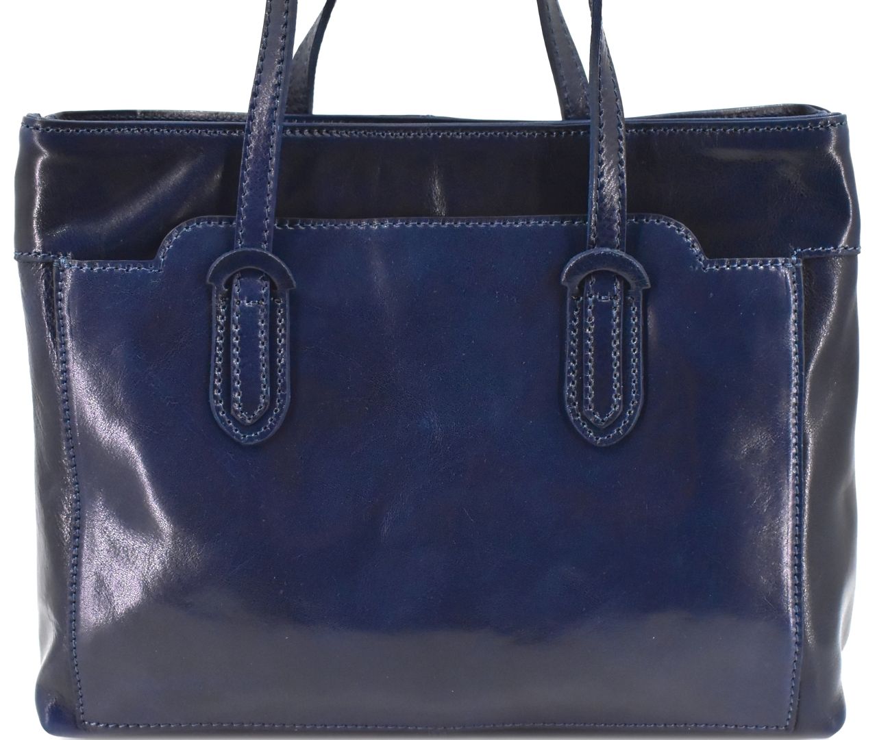 Dámská kožená kabelka Arteddy - tmavě modrá 29627