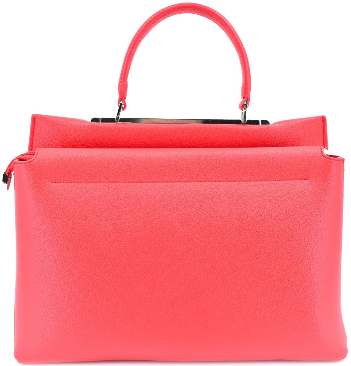 Moderní dámská kabelka shopper - červená 41377