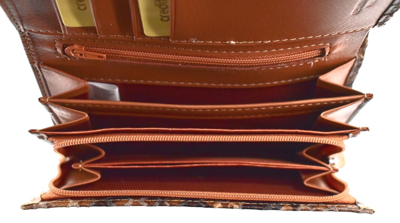 Luxusní dámská kožená peněženka z pravé kůže Arteddy - světle šedá 28627