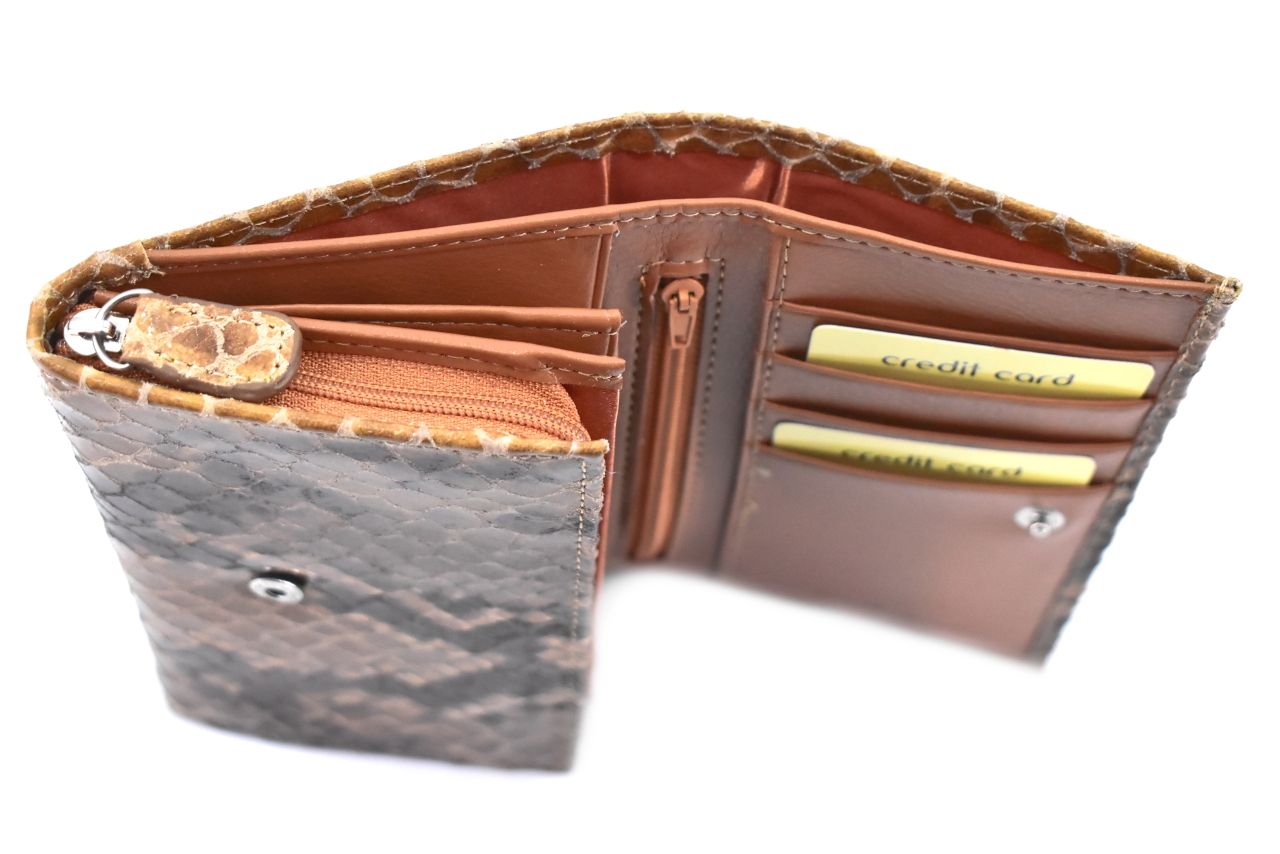 Luxusní dámská kožená peněženka z pravé kůže Arteddy - světle šedá