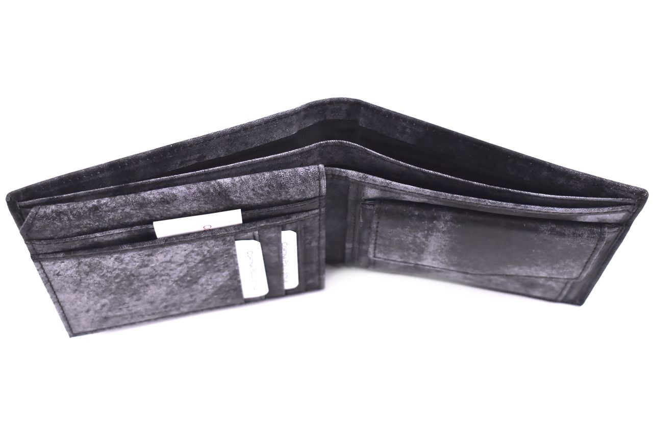 Pánská kožená peněženka z pravé kůže - tmavě šedá 33330