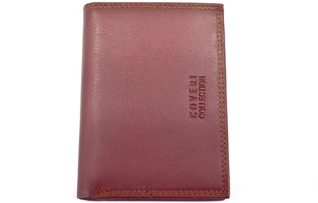 Pánská kožená peněženka z pravé kůže Coveri Collection - hnědá 42615