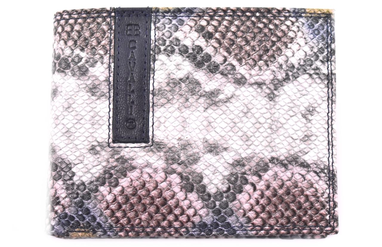 Pánská moderní kožená peněženka z pravé kůže B.Cavalli - béžová 39527
