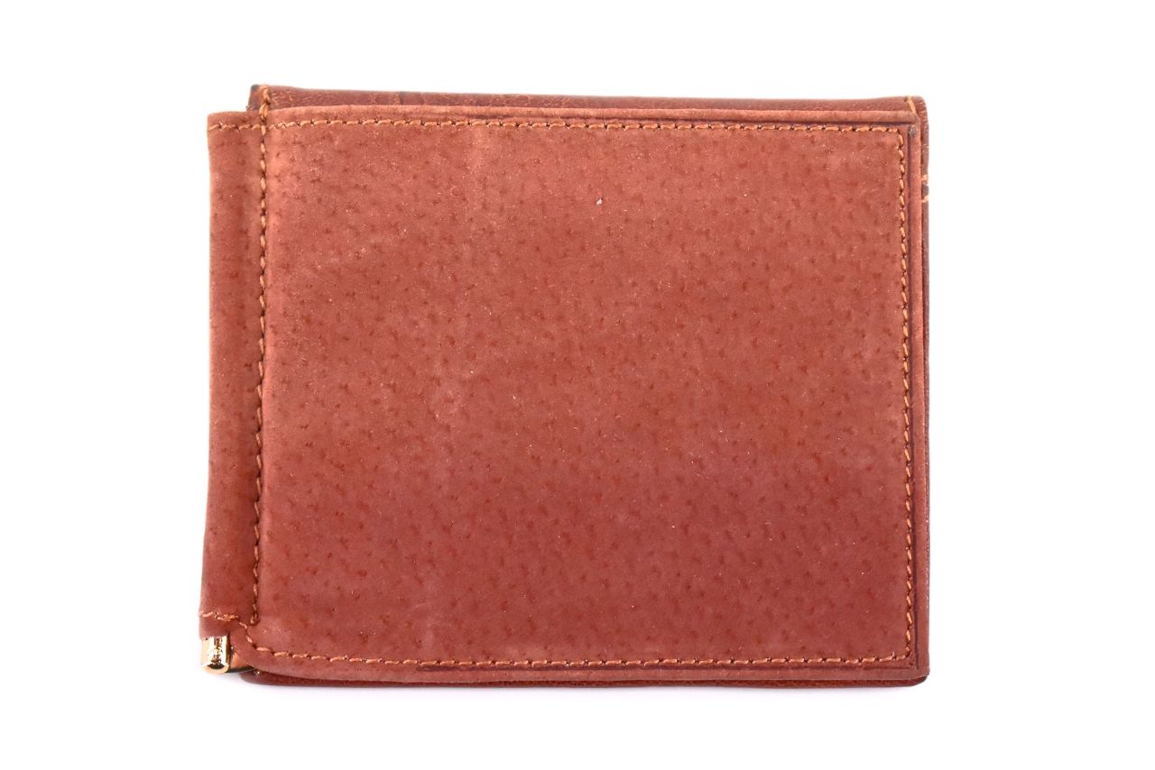 Pánská kožená peněženka dolarovka z pravé kůže BAD BOSS - tmavě hnědá 7608