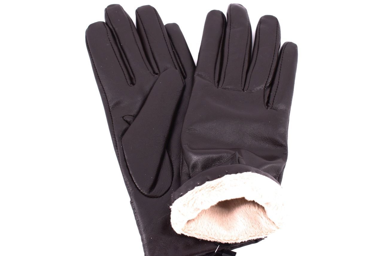 Dámské kožené rukavice Coveri Collection - černá (M)