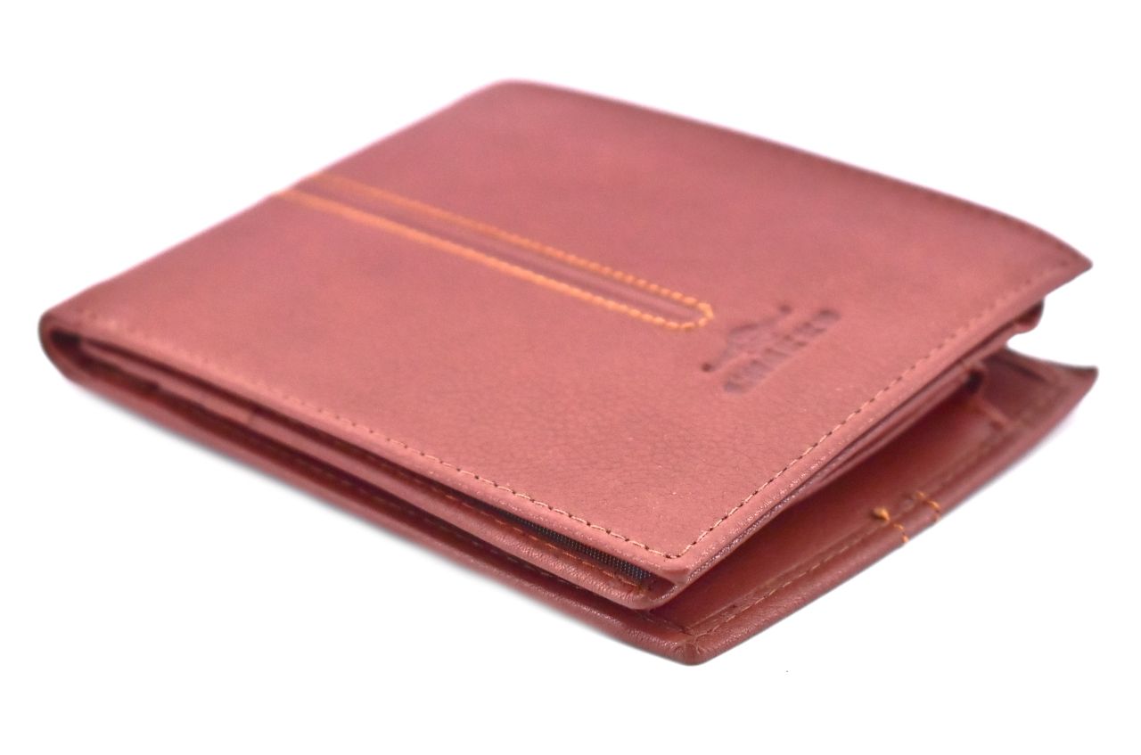 Pánská kožená peněženka z pravé kůže na šířku Charro - světle hnědá 27814