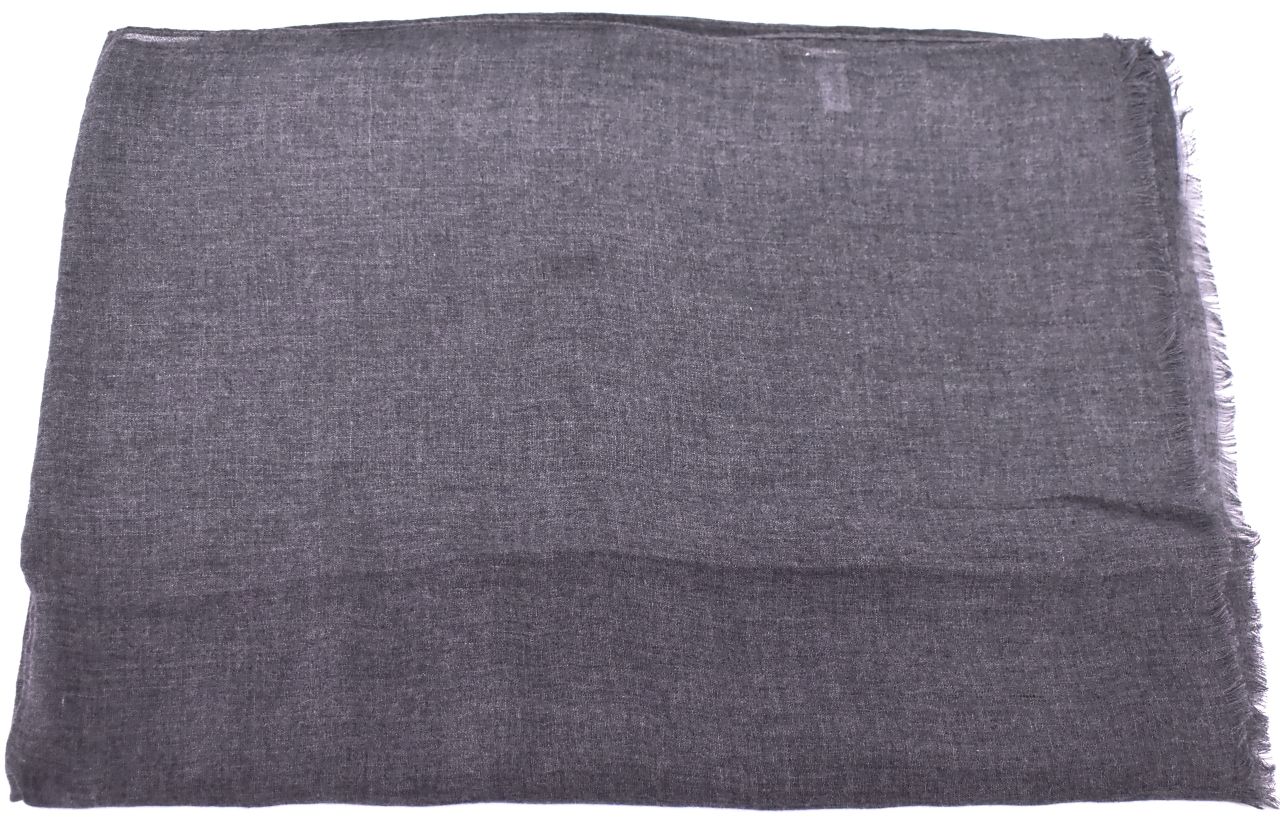Dámský jednobarevný šátek - tmavě šedá 2
