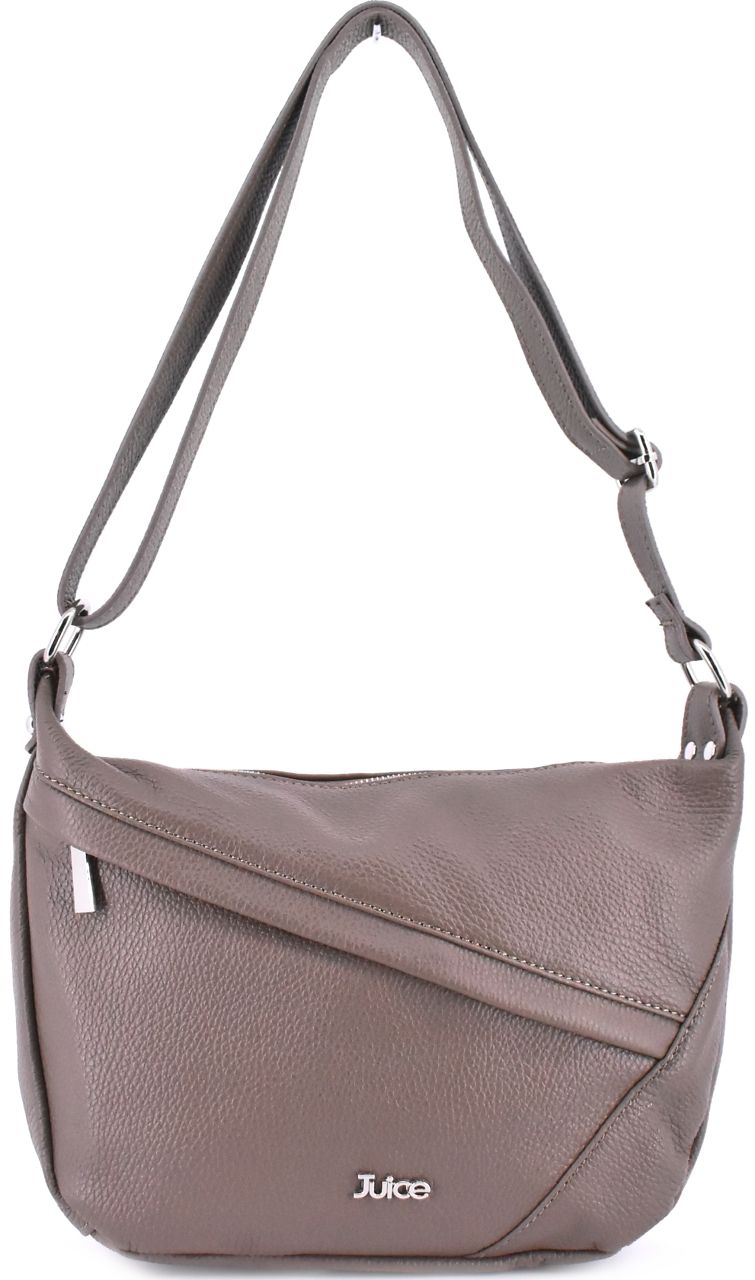 Dámská kožená kabelka crossbody Juice taupe 112038