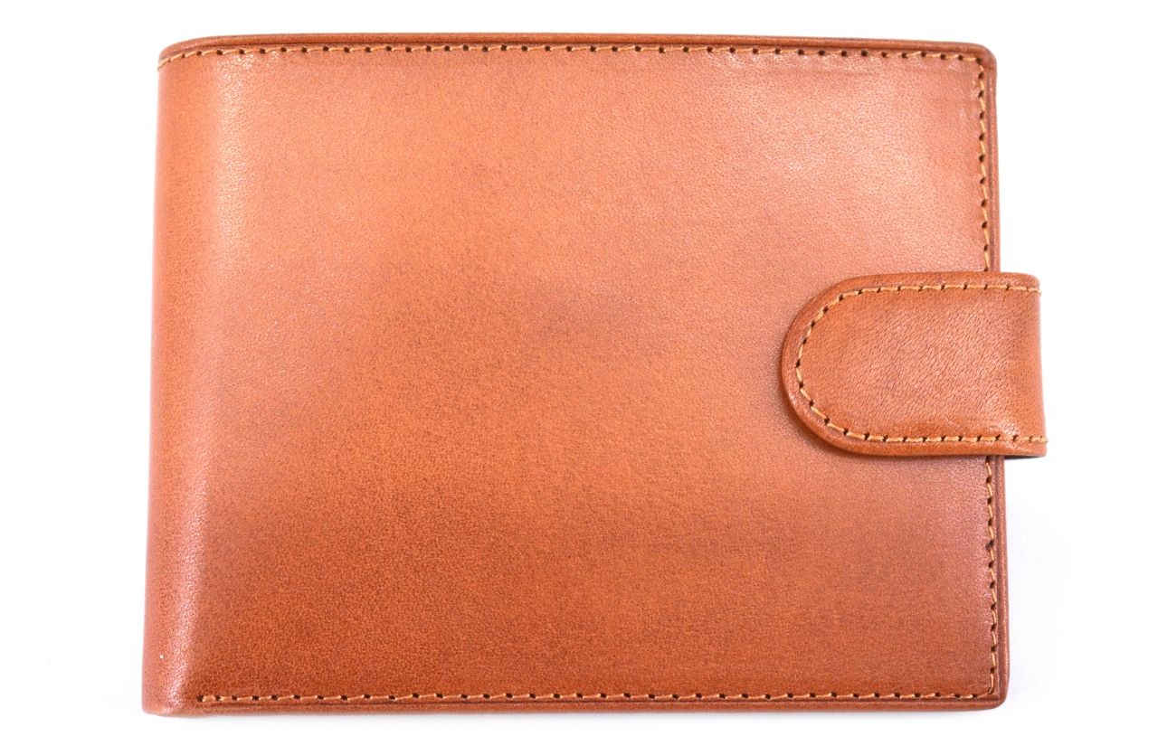 Pánská kožená peněženka Arteddy - koňak 34590