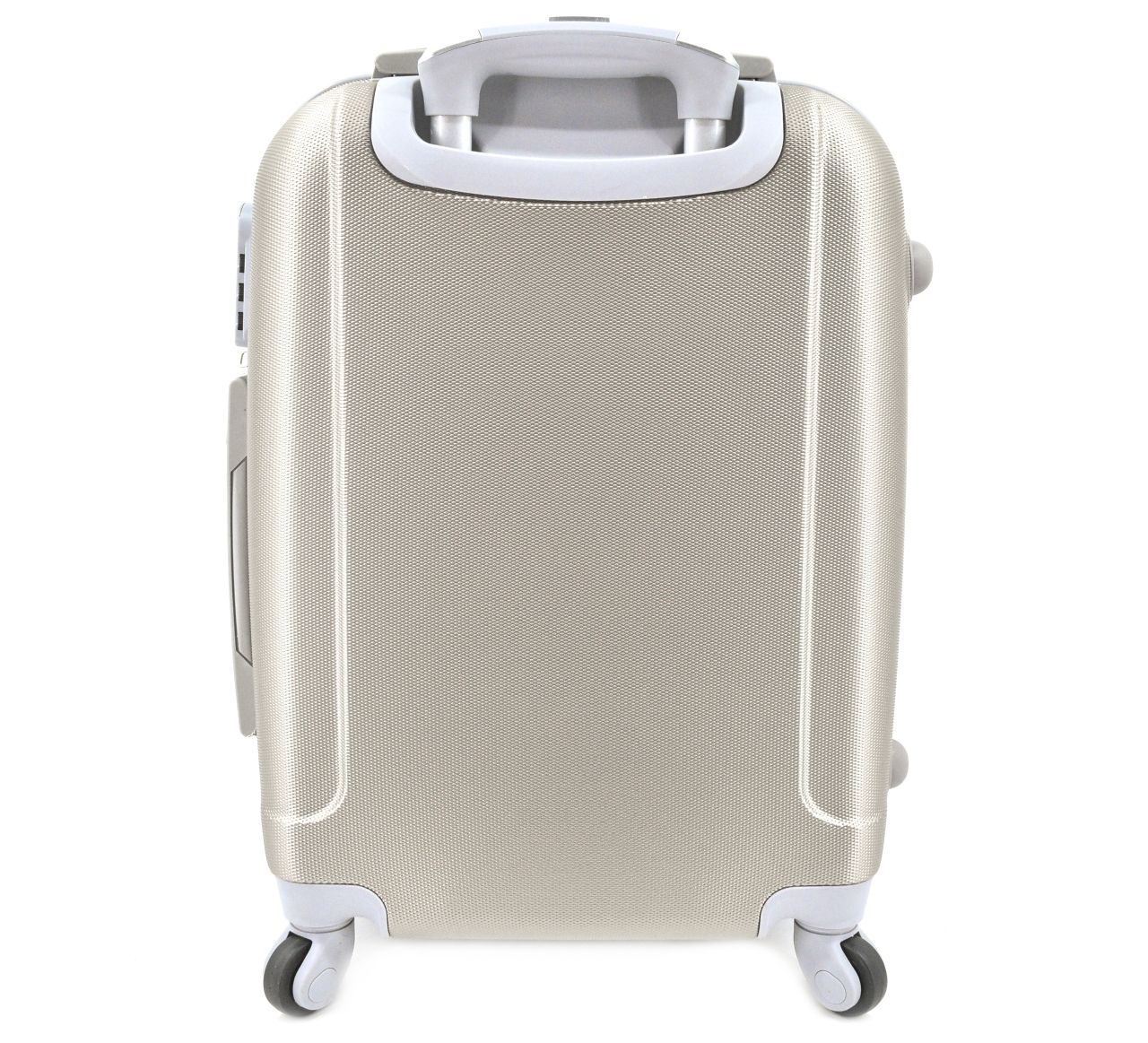 Cestovní kufr skořepinový na čtyřech kolečkách Agrado (L) 90l - krémová 6011 (L)