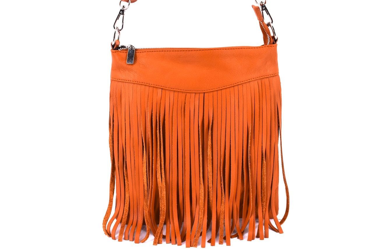 Dámská kožená kabelka crossbody Arteddy - hnědá 32493