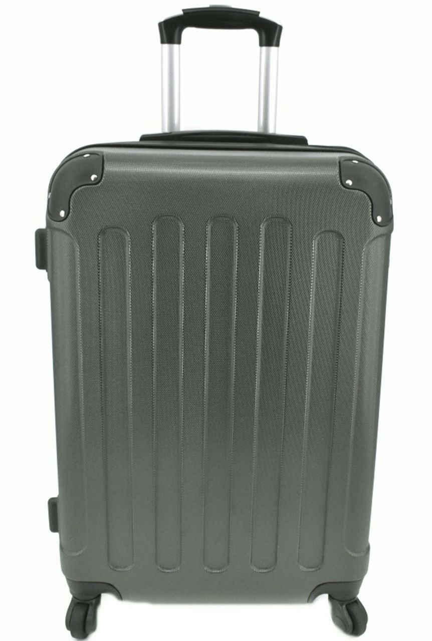 Cestovní palubní kufr na čtyřech kolečkách Arteddy (M) 75l - tmavě šedá 6016Y (M)