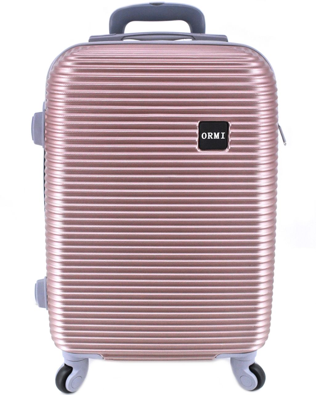 Cestovní kufr skořepinový - světle růžová (M) 65l 1165 (M)