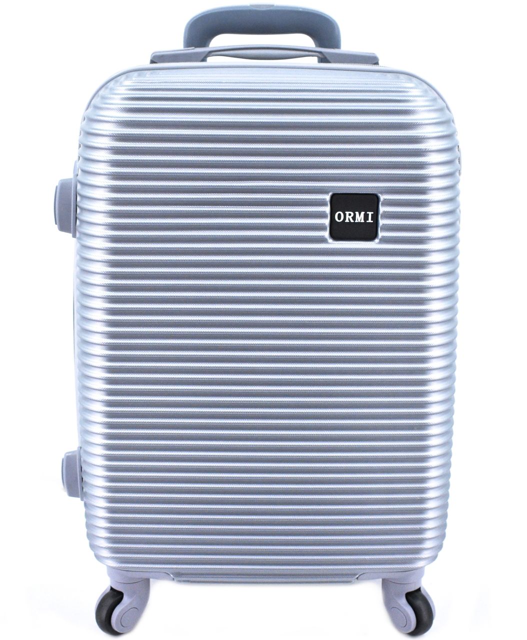 Cestovní kufr skořepinový - stříbrná (M) 65l 1165 (M)