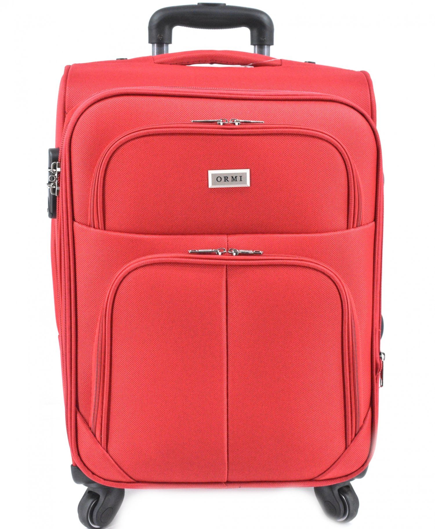 Cestovní textilní kufr Ormi (M) 80l červená 214 (M)