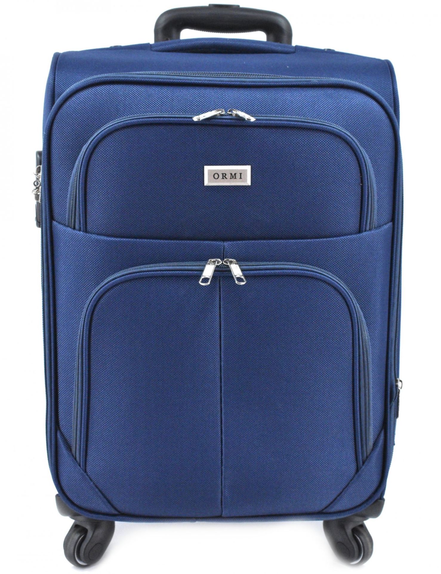 Cestovní textilní kufr Ormi (L) 100l tmavě modrá 214 (L)