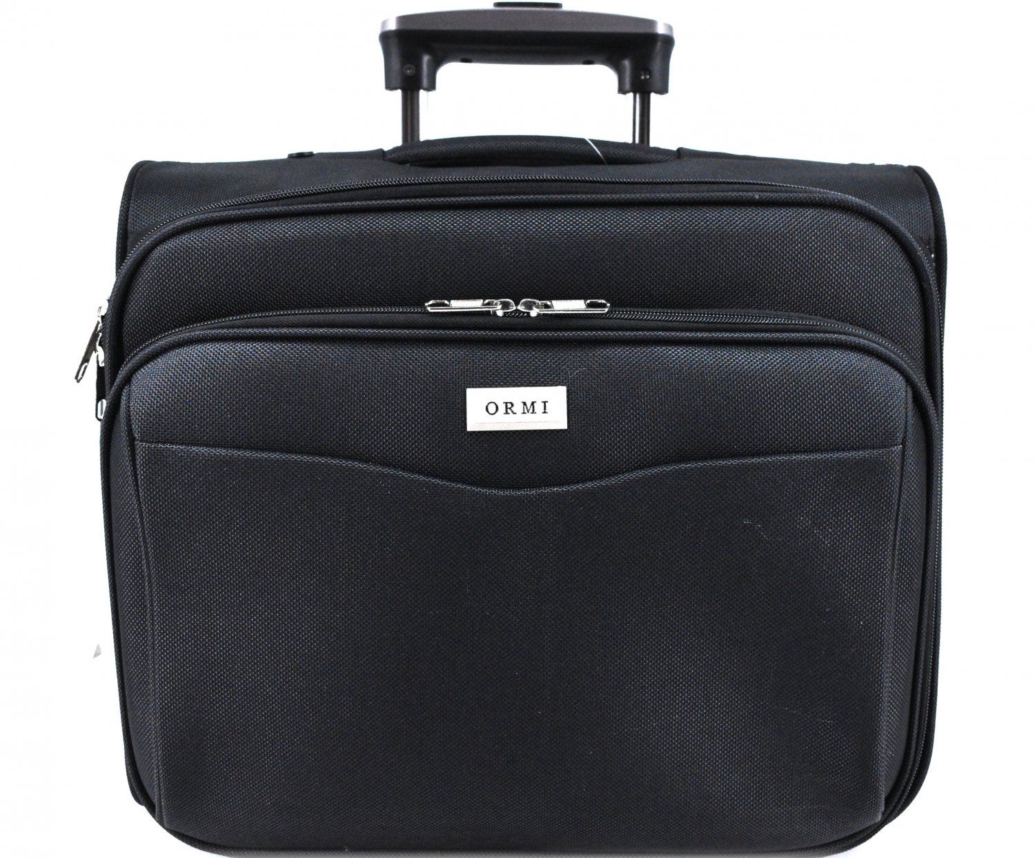Pilotní textilní kufr černá 5801