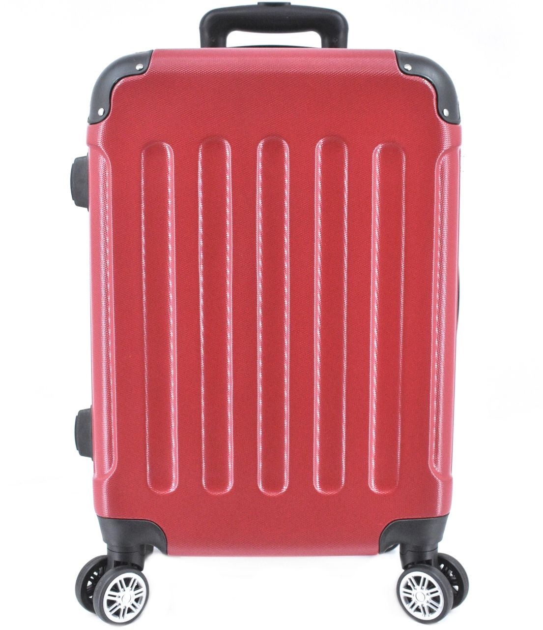 Cestovní palubní kufr skořepinový - (S) 40l červená 195 (S)