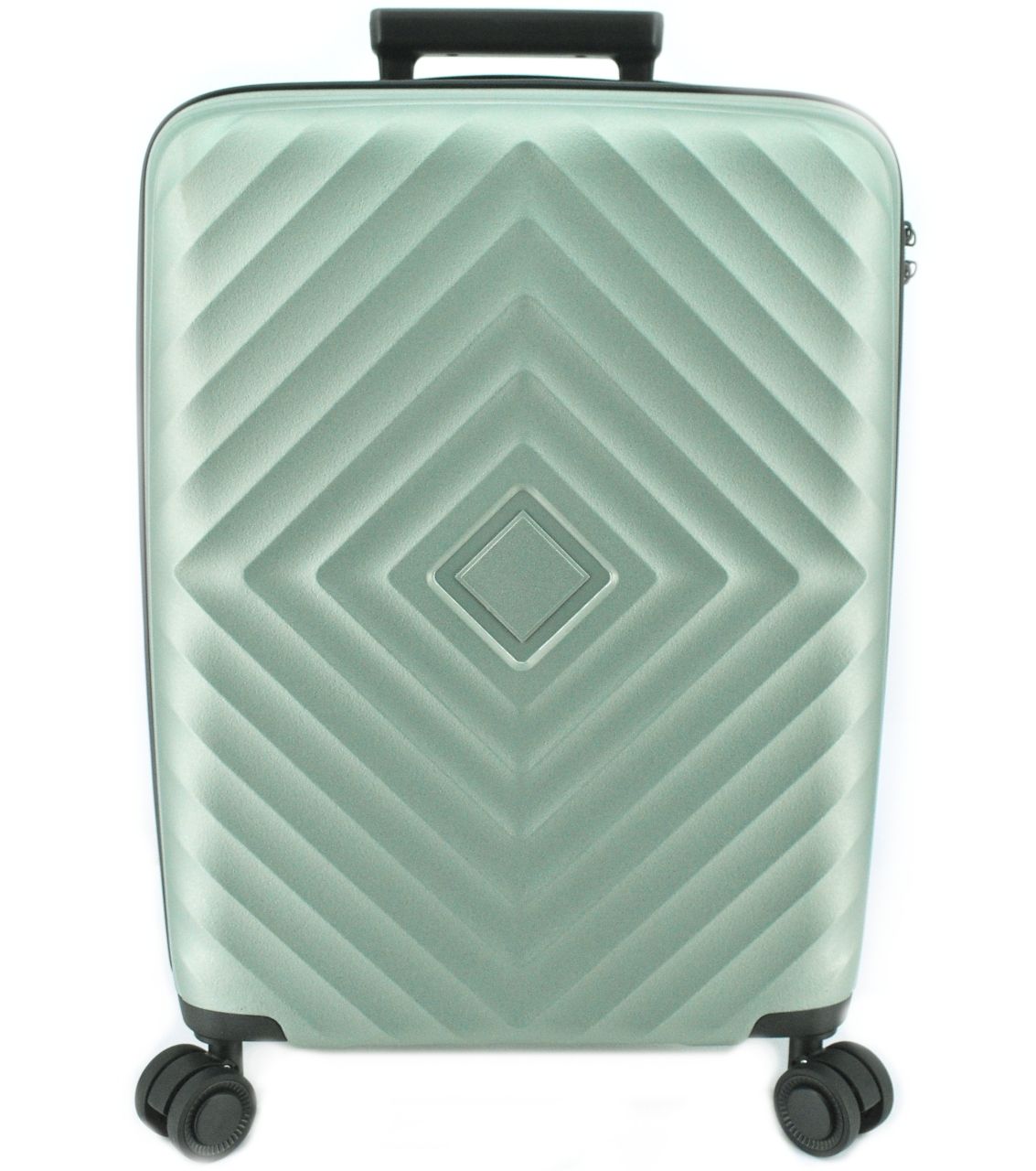 Cestovní kufr skořepinový PP - (M) 60l světle zelená 108PP (M)