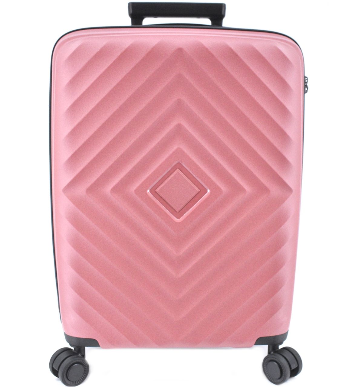 Cestovní kufr skořepinový PP - (M) 60l starorůžová 108PP (M)