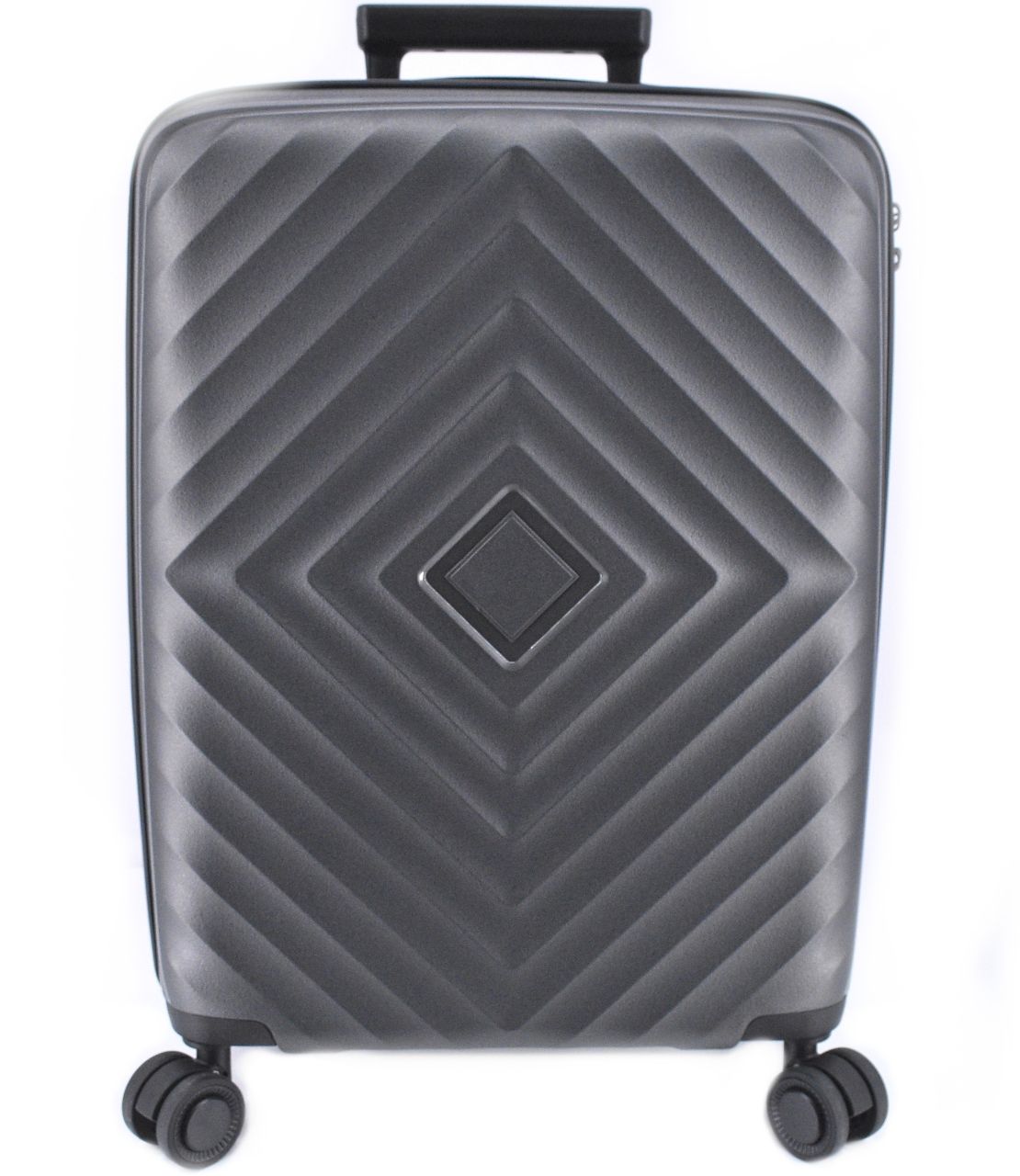 Cestovní kufr skořepinový PP - (L) 90l tmavě šedá 108PP (L)