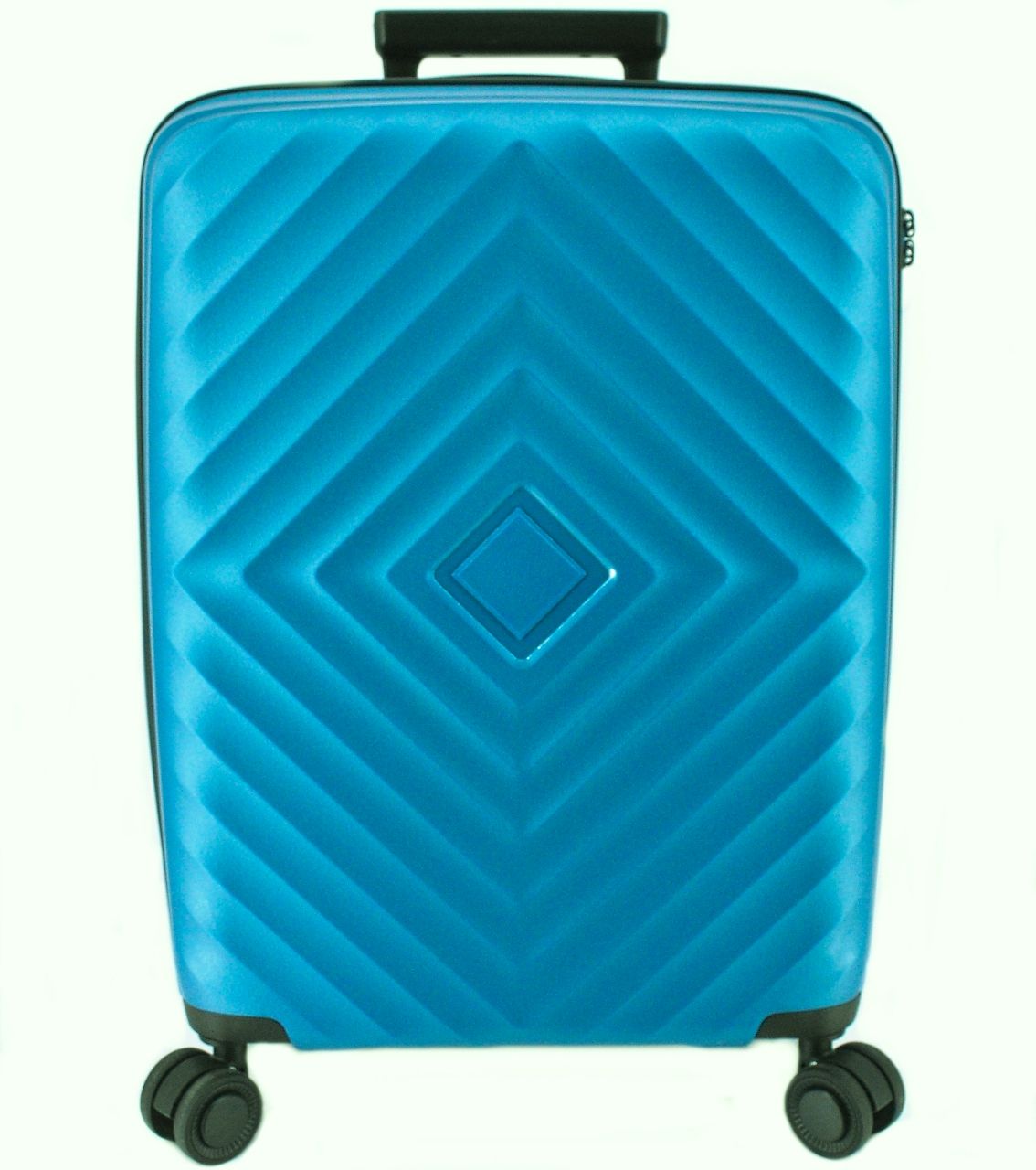 Cestovní kufr skořepinový PP - (M) 60l týrkysová 108PP (M)