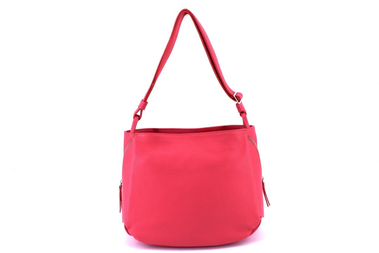 Dámská kožená kabelka crossbody Arteddy - růžová 36911