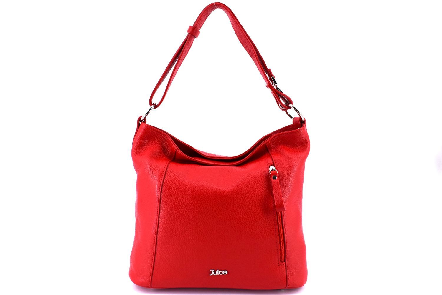 Dámská kožená kabelka / crossbody Juice - červená 36984