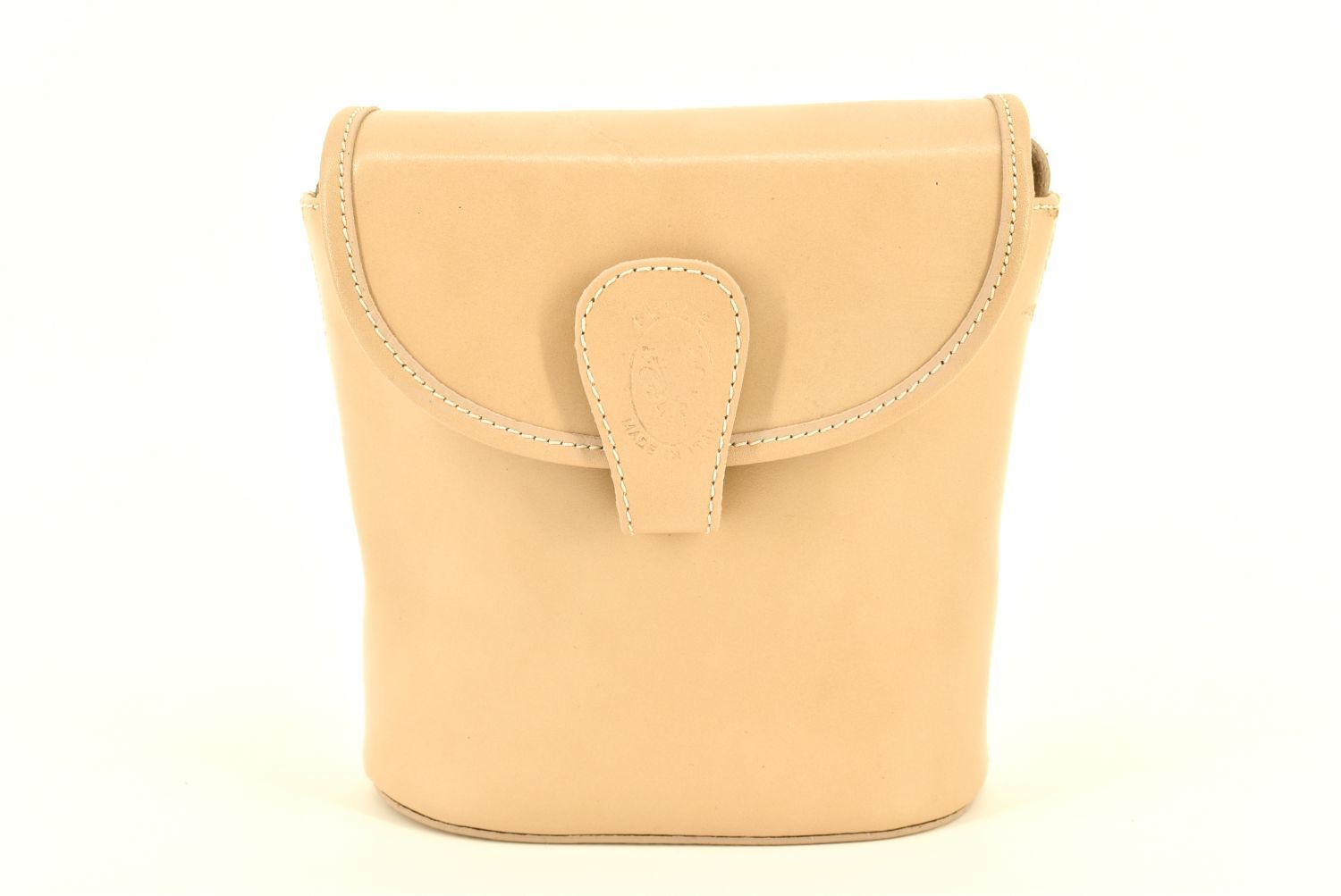 Dámská kožená kabelka crossbody Arteddy - béžová 29676