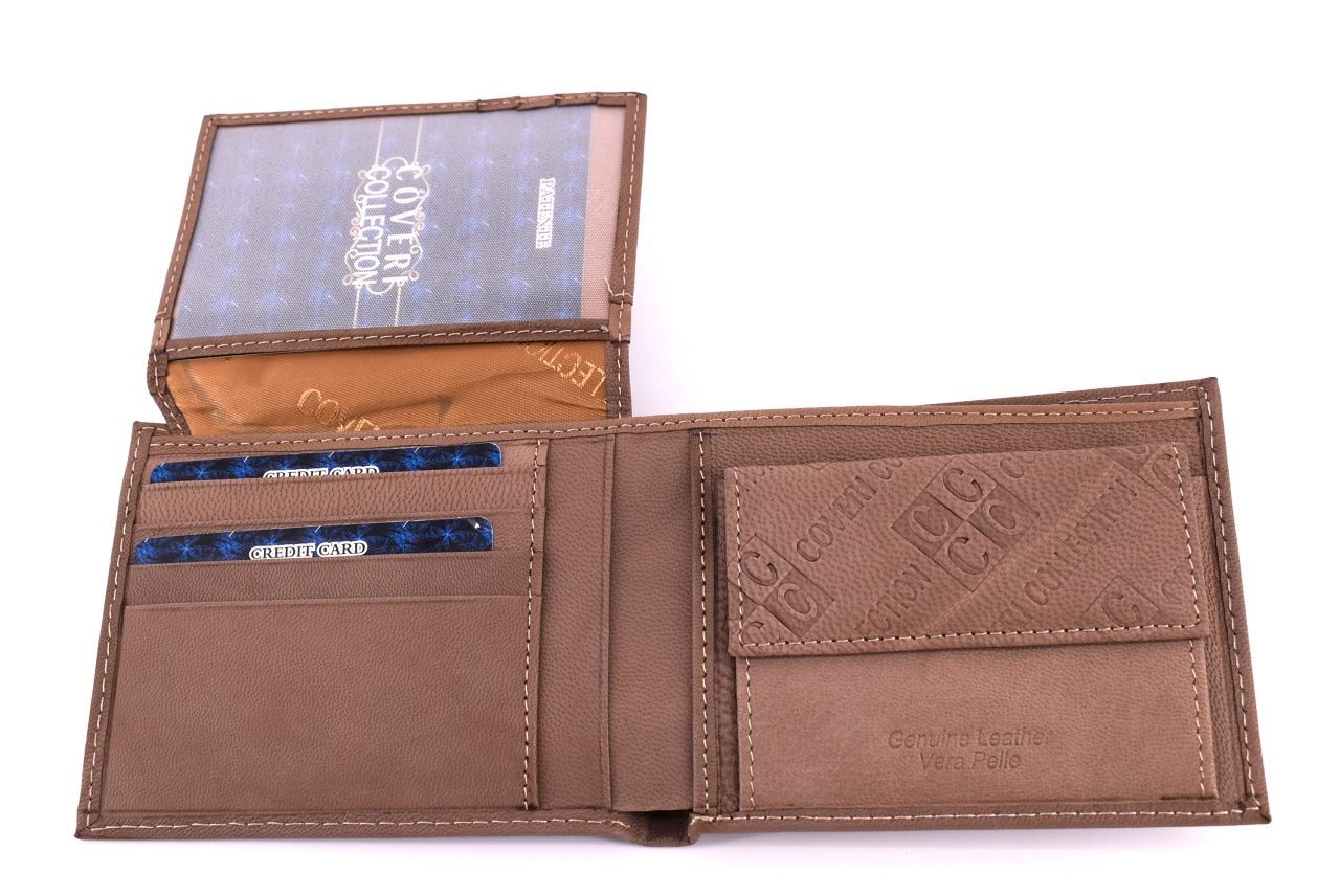 Pánská kožená peněženka Coveri Collection - černá 31749