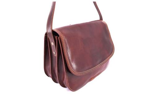 Dámská velká kožená kabelka lovecká Arteddy