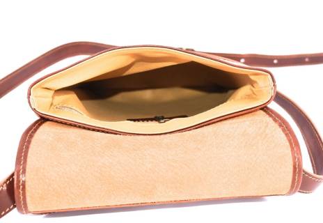 Kožená taška přes rameno crossbody