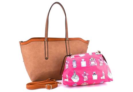 Dámská kabelka - béžová/hnědá