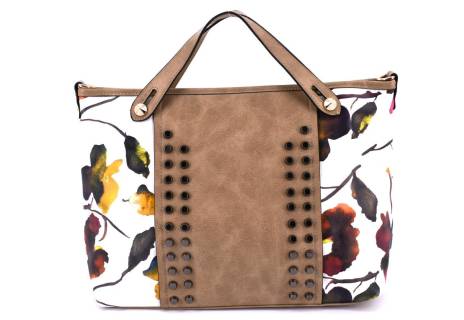 Dámská kabelka květovaná