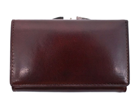 Dámská kožená peněženka Arteddy - tmavě hnědá