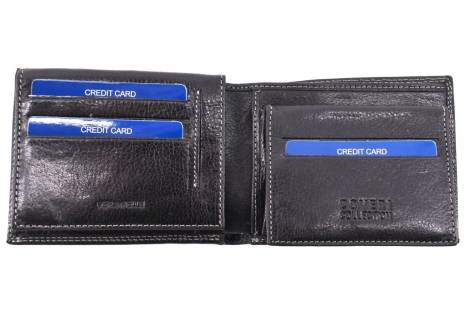 Pánská kožená peněženka Coveri Collection - černá