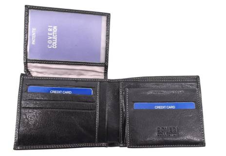 Pánská kožená peněženka Coveri Collection - černá