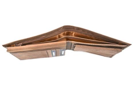 Pánská  kožená peněženka Coveri Collection - béžová