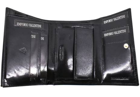 Dámská kožená peněženka Emporio Valentini - černá