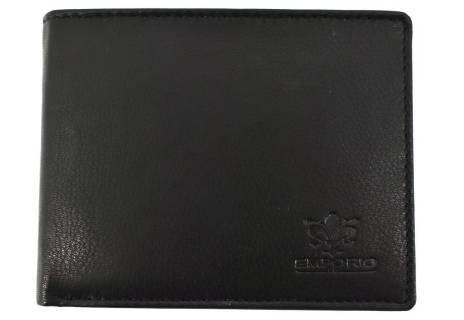 Pánská kožená peněženka Emporio - černá