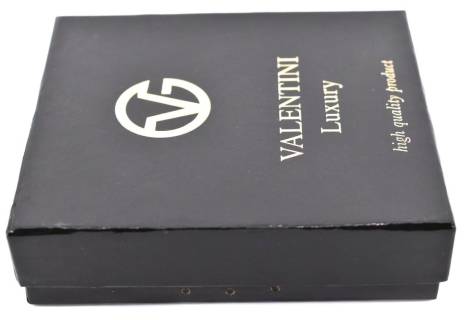 Pánská kožená peněženka Valentini - černá