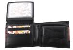 Pánská kožená peněženka Arteddy - černá/hnědá