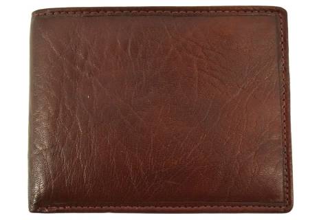 Pánská kožená peněženka Arteddy - tmavě hnědá