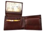 Pánská kožená peněženka Arteddy - tmavě hnědá