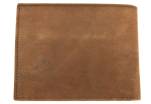 Pánská kožená peněženka na šířku Charro - hnědá