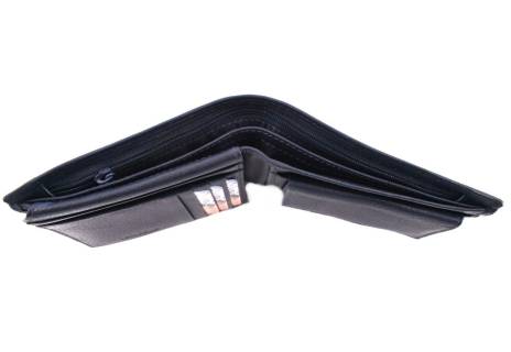 Pánská kožená peněženka na šířku Arteddy - tmavě modrá