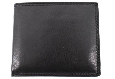 Pánská malá kožená peněženka na šířku Arteddy - černá