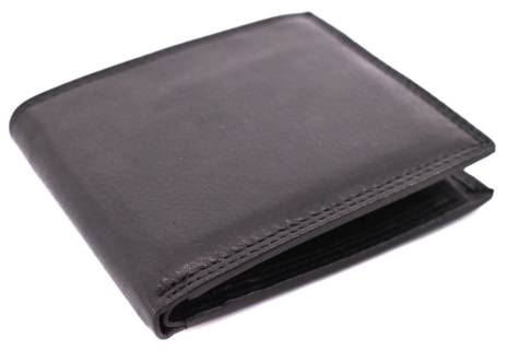 Pánská malá kožená peněženka na šířku Arteddy - černá